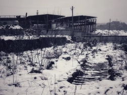 下陆钢铁厂·老厂房雪景